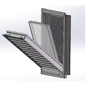 综合防护一体化通风过滤装置（窗） 外维护（HMT-2S-YT50)